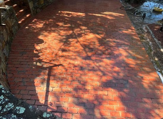 patio paver cleaning (after) - Top Notch Pressure Washing